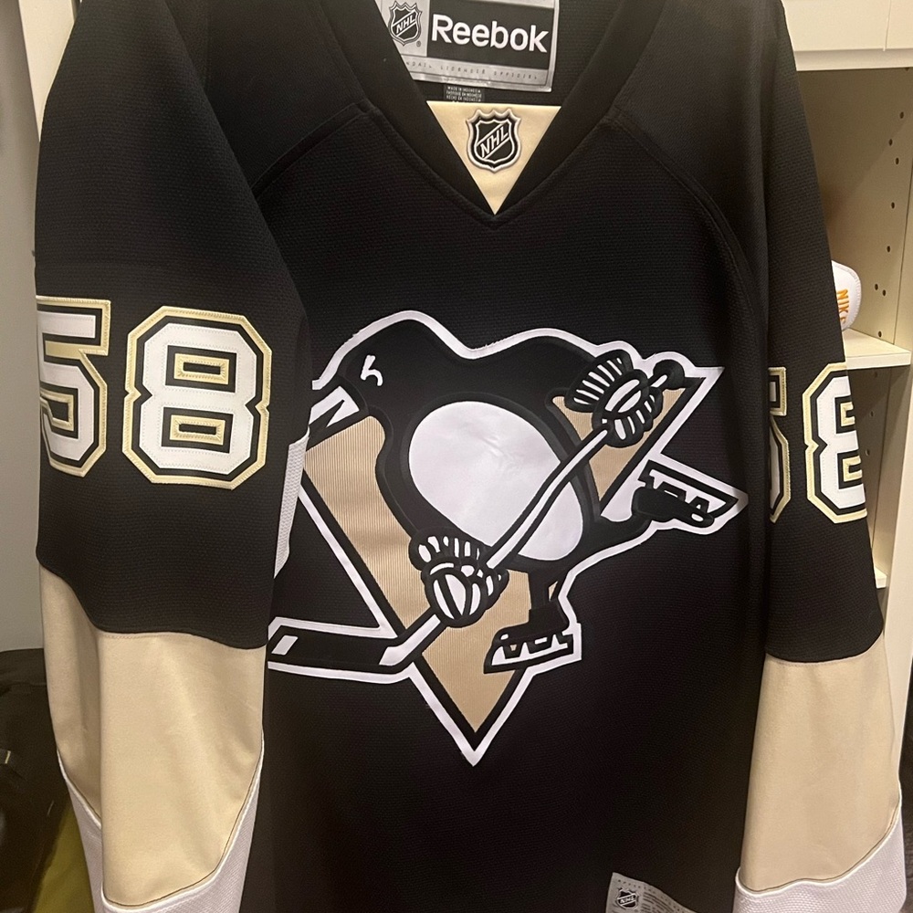 Reebok NHL Penguins Jersey Black